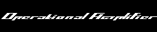 Operational Amplifier(15673 Bytes)